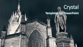  Presentation with united kingdom constitutional law - Colorful slide set enhanced with st giles' cathedral with duke backdrop and a wine colored foreground