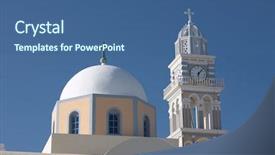  Presentation with roman catholic - Amazing theme having st john the baptist backdrop and a ocean colored foreground