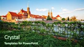  Presentation with europe history - PPT layouts featuring st john the baptist background and a tawny brown colored foreground