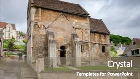  Presentation with southwest - Slide set enhanced with st laurence's church background and a coral colored foreground