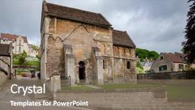  Presentation with southwest - Slide deck enhanced with st laurence's church background and a violet colored foreground