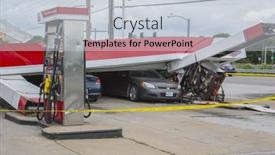  Presentation with gas station - Audience pleasing theme consisting of st-louis-may-31-2013 backdrop and a lemonade colored foreground