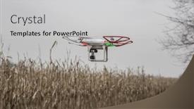  Presentation with camera drone - Beautiful theme featuring st-louis-missouri-december19-editorial backdrop and a light gray colored foreground