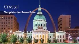  Presentation with park - Amazing slides having st-louis-missouri-usa-park backdrop and a navy blue colored foreground