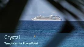  Presentation with seas - Slide deck enhanced with st-maarten-august-2-2015 background and a ocean colored foreground