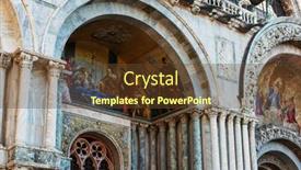  Presentation with venice - Audience pleasing presentation consisting of st-mark-s-campanile backdrop and a tawny brown colored foreground