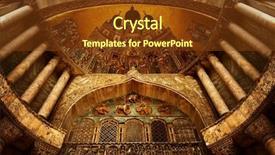  Presentation with venice - Cool new presentation theme with st mark's basilica venice italy backdrop and a tawny brown colored foreground