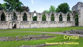  Presentation with disney mary poppins - Cool new presentation with st mary's abbey ruin backdrop and a tawny brown colored foreground