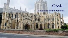  Presentation with england - Presentation having st mary's church background and a sky blue colored foreground
