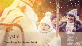  Presentation with extended family - Amazing presentation theme having saints - st nicholas and an extended backdrop and a lemonade colored foreground