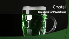  Presentation with green glass - 
