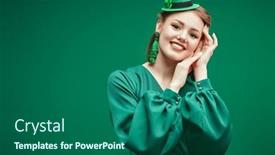  Presentation with saint patrick day - Slides having st-patrick-s-day-celebration and a ocean colored foreground