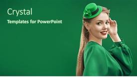  Presentation with saint patrick day - Theme with st-patrick-s-day-party background and a ocean colored foreground