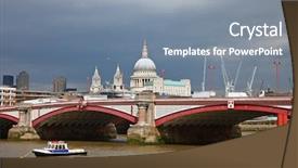  Presentation with paul - Presentation enhanced with st paul cathedral and blackfriar' background and a gray colored foreground
