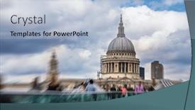  Presentation with paul - Slide deck having st-paul-s-cathedral and a light blue colored foreground