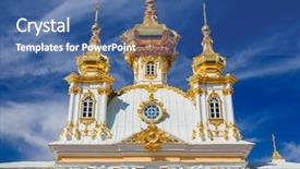  Presentation with peter - Colorful PPT layouts enhanced with st pauls cathedral - church of saints peter backdrop and a ocean colored foreground