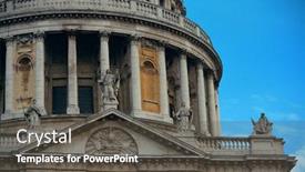  Presentation with london - Cool new presentation theme with st-pauls-cathedral-closeup backdrop and a dark gray colored foreground