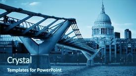  Presentation with paul - Audience pleasing slide deck consisting of st paul's cathedral backdrop and a ocean colored foreground