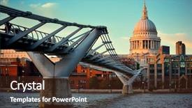  Presentation with paul - Slide set enhanced with st paul's cathedral background and a tawny brown colored foreground