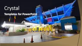  Presentation with florida - Slides enhanced with st-pete-florida-december-26 background and a wine colored foreground