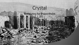  Presentation with peter - Slide set with st peter after the eruption background and a light gray colored foreground