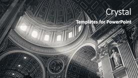  Presentation with peter - Slide deck enhanced with st-peter-s-basilica-interior background and a dark gray colored foreground