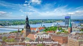  Presentation with peter - Slide set enhanced with st peter's church background and a coral colored foreground