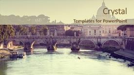  Presentation with peter - Theme having st peter basilica in vatican background and a soft green colored foreground