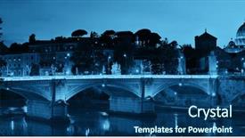  Presentation with vatican - PPT theme enhanced with st peters basilica in vatican background and a ocean colored foreground