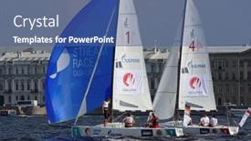  Presentation with champions league - Slides having st-petersburg-russia-august-3 background and a ocean colored foreground