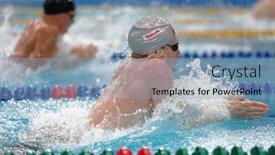  Presentation with athletes - Cool new PPT theme with st-petersburg-russia-december-16 backdrop and a light blue colored foreground