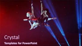  Presentation with circus - Beautiful slide set featuring st-petersburg-russia-february-3 backdrop and a wine colored foreground