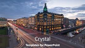  Presentation with avenue - Beautiful PPT layouts featuring st-petersburg-russia-jul-20 backdrop and a  colored foreground