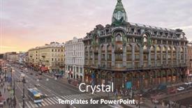  Presentation with avenue - Cool new slides with st-petersburg-russia-jul-27 backdrop and a  colored foreground