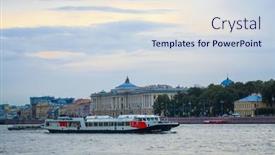  Presentation with boat river - 