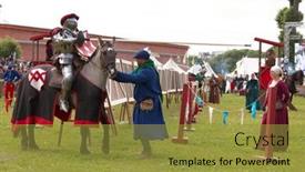  Presentation with horse knight - 