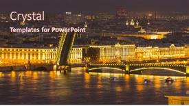  Presentation with frigate - PPT theme enhanced with st-petersburg-russia-jun-20 background and a tawny brown colored foreground