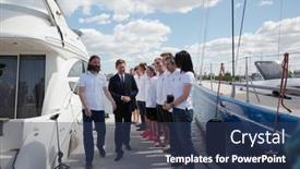  Presentation with stream - Presentation design featuring st-petersburg-russia-june-4 background and a  colored foreground