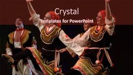  Presentation with art dance - Amazing presentation theme having st-petersburg-russia-march-28 backdrop and a tawny brown colored foreground