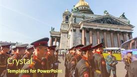  Presentation with patriotic - 