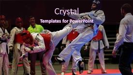  Presentation with taekwondo - Slide deck enhanced with st-petersburg-russia-october-17 background and a wine colored foreground