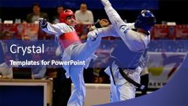  Presentation with taekwondo - Slide deck having st-petersburg-russia-october-17 background and a ocean colored foreground