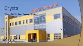  Presentation with manufacturing plant - Audience pleasing PPT theme consisting of st-petersburg-russia-september-24 backdrop and a light blue colored foreground