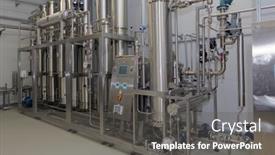  Presentation with water purification - Presentation design consisting of st-petersburg-russia-september-24 background and a dark gray colored foreground