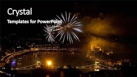  Presentation with danube - Cool new PPT theme with st stephens or foundation day backdrop and a black colored foreground