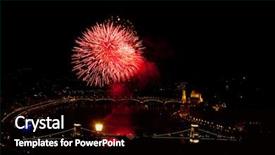  Presentation with fireworks - Beautiful presentation featuring st stephens or foundation day backdrop and a  colored foreground