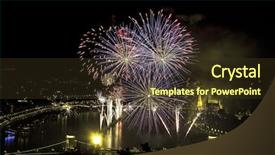  Presentation with budapest - Beautiful PPT theme featuring st stephens or foundation day backdrop and a tawny brown colored foreground