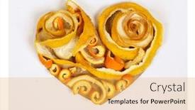  Presentation with valentine - Beautiful slide deck featuring st-valentine-s-day-dried backdrop and a yellow colored foreground