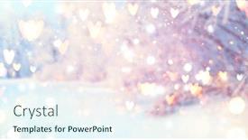  Presentation with snow day - Slide set with st-valentine-s-day-winter background and a sky blue colored foreground