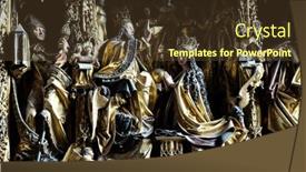  Presentation with church altar - Slide deck featuring st-wolfgang-austria-december-14 background and a tawny brown colored foreground